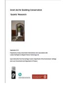 Quanta Research: Grant Aid Building Conservation